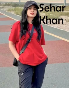 Sehar Khan in Jeans Shirt