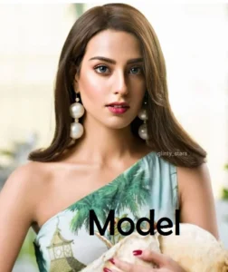 Iqra Aziz as Model